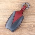 Leather Cover 2 Buttons Car Key Shell Case Fit For Hyundai Genesis Coupe Sonata Key Case