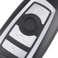 Smart Remote Keyless Shell for BMW 5 7 Series with Emergency Blade Keyless Entry Fob Alarm Cover
