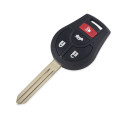For Nissan Key Qashqai Sunny Sylphy Tiida X-Trail Rogue ID46 Chip Remote Key Fob 4 Buttons