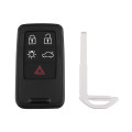 For Volvo S60 V60 S80 XC70 XC60 V70 Fob 4+1 Buttons Key Blank Fob Case 5 Buttons Remote Key Shell