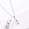 GENUINE Heart Necklaces Crystals From SWAROVSKI -  Crystal Aurore Boreale
