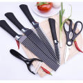 6 Piece Non-Stick Coated Kitchen Knife Set