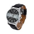 ***STUNNING*** Luxurious Men's Designer Style Quartz Wrist Watch With Faux Leather Strap
