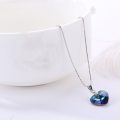 GENUINE Heart Necklaces Pendant Crystals From SWAROVSKI -  Crystal Heliotrope
