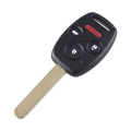 For Honda Accord Pilot Civic CR-V HR-V Fit City Jazz Odyssey ID46 Chip Remote Control Car Key
