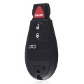 3 3+1 4 Buttons Remote Car Key For Dodge Challenger Charger Chrysler Jeep Frequency 433MHz