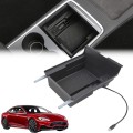 Center Console Tray Armrest Storage Box With USB Type-C For Tesla Model 3 Model Y 2021 Accessories