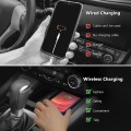 Wireless Car Charger, Center Console Phone Charging Pad with USB Port for Mazda CX5 CX-5 2017-2021
