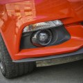 Front Fog Light Decoration Ring Trim Cover for Ford Mustang 2015-2018 Carbon Fiber