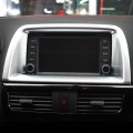 For Mazda Cx-5 Cx5 Cx5 2015 Abs Chrome Navigation Frame Cover Centre Console Trim