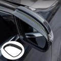 Carbon Fiber Car Side Rearview Mirror Rain Eyebrow Trim For Mercedes-Benz C-Class W206 C200L C260L