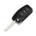 Car Remote Key DIY For Ford Fusion Focus Mondeo Fiesta Galaxy Vehicle Flip Key 4D60 4D63 Chip