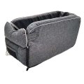 Car Armrest Box Pet Carrier Seat Nonslip Quilted Pet Car Carrier Seat for Dog Bags