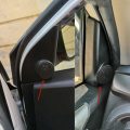 Door Panel Audio Horn Cover Tweeter Triangular Speaker Loudspeaker Cover Trim for Toyota RAV4