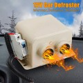 800W Auto Car Heater 12V 2 Hole Heating Defroster Demister Electric Heater
