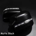 Car Rear View Mirror Cover Side Wing Mirror Cap Shell with Turn Signal Light for Suzuki Jimny