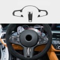 Car Steering Wheel Covers Trim Stickers Decoration For-BMW G30 X3 G01 X4 G02 X5 G05 X6 G06 2018-2020