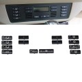 Car Air Conditioner a / C Control Panel Switch Button Key Cover for BMW E39 E53 525I 530I 540I