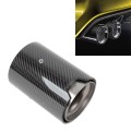 Car Exhaust Pipe Modified Glossy Surface Carbon Fiber Tail Throatfor BMW M2/M3/M4/M5