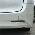 for Toyota Alphard Vellfire 2015-2020 Carbon Fiber Rear Bumper Reflector Fog Light Cover Trims
