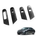 Car Carbon Fiber Window Glass Lift Button Trim Switch Cover for Benz C-Class W206 2021 2022