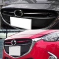 Car Front Grille Grill Cover Trim Molding for Mazda 2 Demio 2015-2017 DJ DL Mazda2