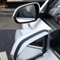 Car Side Rear view Mirror Rain Eyebrow Shield Guard Cover Trim Frame for MG6 MG ZS 2017-2020