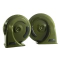2Pcs 300DB 12V Air Horn for Car Snail Electric Air Horn Marine Boat Loud Alarm Kit
