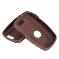 Car Key Case Flocking Plastic Square-shaped Protective Cover Three Buttons for BMW