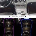 64-Color Car Dashboard Atmosphere Light APP Control for Mercedes-Benz C-Class W205 GLC 2014-2020