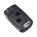Flip Remote Key Shell Keykess Case Fob 2 Button For Toyota Yaris Carina Corolla Avensis