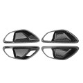 Carbon Fiber Car Door Handle Bowl Cover Trim for Mercedes Benz C E GLC Class W205 X253 GLC260L