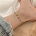 Stainless Chain Heart Star Anklets Gold- DO NOT FADE
