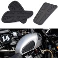 For Triumph Retro Motorcycle Cafe Racer Gas Fuel Tank Protector Sheath Knee Tank Pad Grip Decal