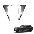 For Honda HRV HR-V Vezel Chrome ABS Exterior Side Rear Window Spoiler Triple-cornered Cover Trim