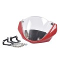 Motorcycle Windshield Head Cover Windshield Fairing for Ducati Monster 696 795 796 M1100, Red