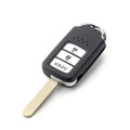 Fob 2/3 Buttons Filp Remote Key Shell For Honda FIT XRV VEZEL CITY JAZZ CIVIC Folding Car Key Case