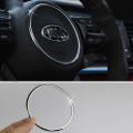 Stainless Mirror Chrome Interior Steering Wheel Circle Cover Trim for Kia K5 Optima -