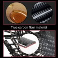 Car Rearview Mirror Strip Carbon Fiber Decorative Sticker for Audi A6 S6 C7 A7 S7 4G8 2012-18