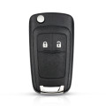 Modified Flip Folding Car Blank Key Shell For Chevrolet Aveo 2 Buttons Remote Case Fob