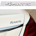 4MATIC Auto Trunk Door Fender Bumper Badge Decal Emblem Adhesive Tape Sticker for Mercedes-Benz