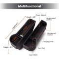 PU Leather Multifunctional Car Seat Organizer, Front Seat space Filler, Suitable For Most Cars