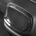 For Hyundai Elantra 2021-2022 Steel Carbon Fiber Rear Air Outlet Vent Panel Cover Trim