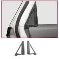 For 11Th Gen Honda Civic 2022 Carbon Fiber Car Rear Door Triangle A-Pillar Speaker Cover Trim
