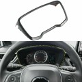 Car ABS Carbon Look Dashboard Panel Frame Cover Trim for Toyota Corolla Cross 2020 2021