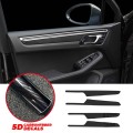Car Interior Trim Protective Film Decoration 5D Carbon Fiber Vinyl Sticker for-Porsche Macan