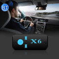 HQX6 Car Bluetooth V4.1 Audio Music Player Receiver Adapter Support Wireless Hands-free & TF