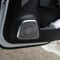 4Pcs Car Aluminum Door Audio Speaker Tweeters Cover Trim for Mercedes Benz GLA Class H247 2020-2021