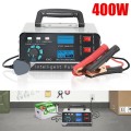 400W 30A 12V/24V Automatic Car Battery Charger Smart Pulse Repair Boat Trickle Eu Plug