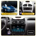 Android 10 For PEUGEOT 206 2001-08 Car Radio Multimedia Video Player Navigation GPS